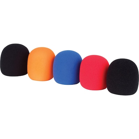 Plugit Microphone Foam Windscreen Set, Multi Color PL3246493